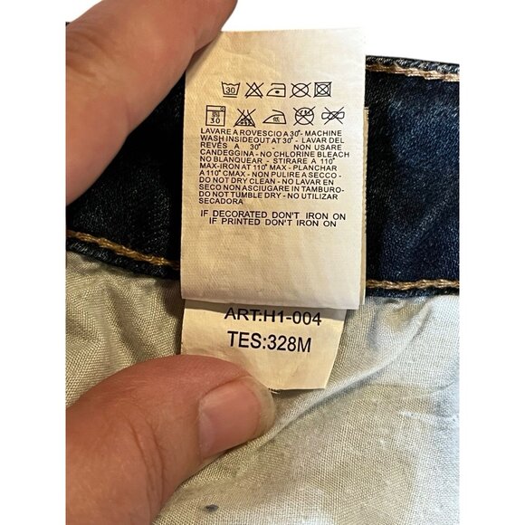 Bella Made In Italy Patchwork Jeans 31 Inch Waist - Picture 14 of 14